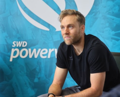 Bleibt den SWD powervolleys treu: Abwehrchef Blair Bann. Foto: powervolleys