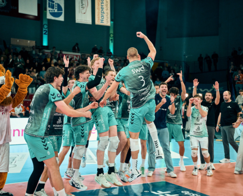 Freude nach dem Heimsieg