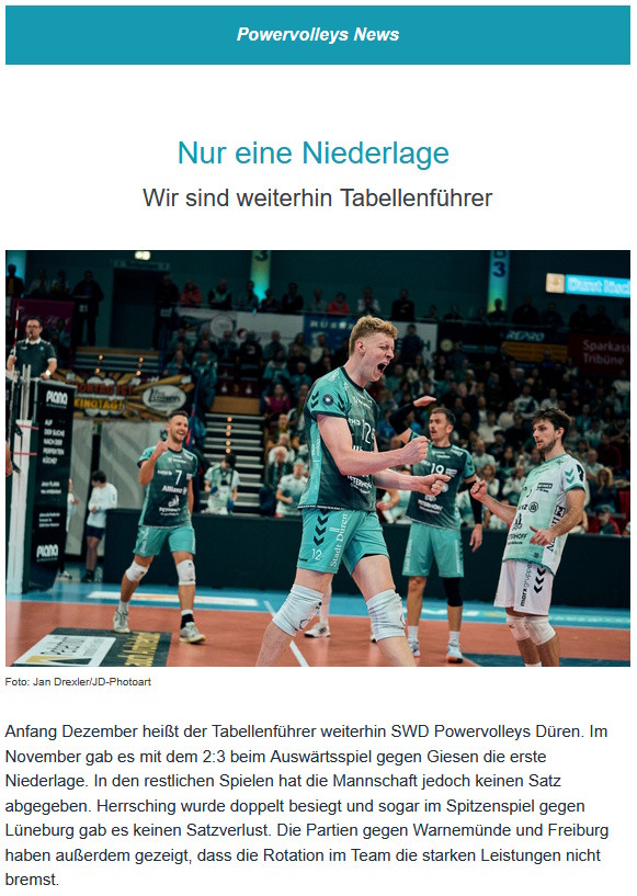 Screenshot Newsletter Dezember 2025