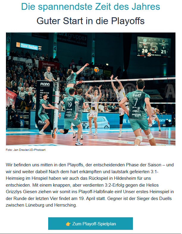 Screenshot Newsletter April